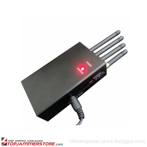 High Power Handheld Portable Cellphone WiFi Jammer for Worldwide All Networks